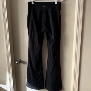 Lululemon black flared leggings